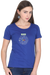 Soil and Tree Cycle T-shirt for Women - Royal Blue