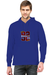 Miracle 92 Brooklyn Royal Blue Sweatshirt Hoodies for Men