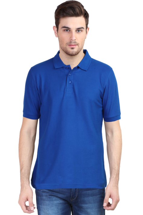 Royal Blue Polo T-Shirts for Men