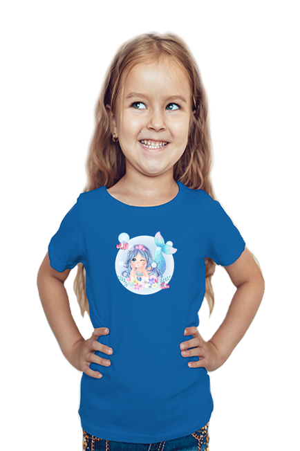 The Little Mermaid Royal Blue Baby Girl's T-Shirt