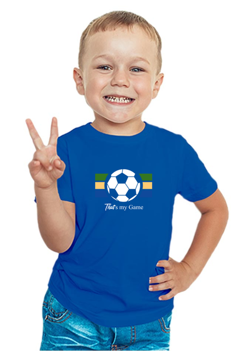 Royal Blue Football T-Shirt for Boy 