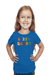 Numbers in English Royal Blue T-Shirt for Baby Girl
