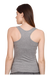 Grey Charcoal Tank Top for Women Back
