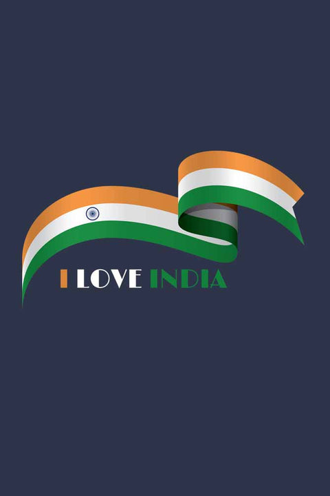 I Love India T-Shirt for Men