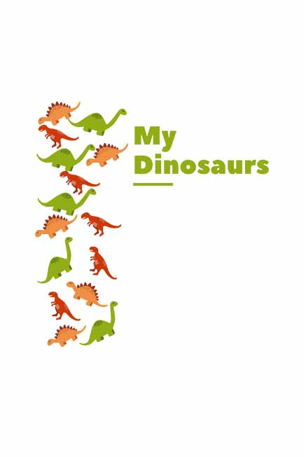 My Dinosaurs T-Shirt for Boy Close up