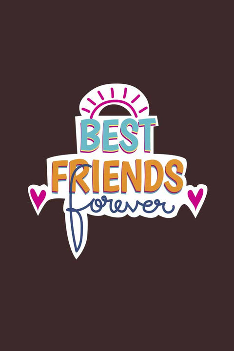Best Friends Forever T-Shirt for Women Design