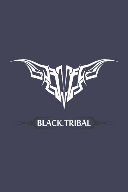 Black Tribal Sleeveless Gym Vest for Men Design