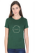 Bottle Green Blissful T-Shirt for Women