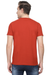Plain Brick Red T-Shirt for Men Back