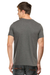 Plain Charcoal T-Shirt for Men Back
