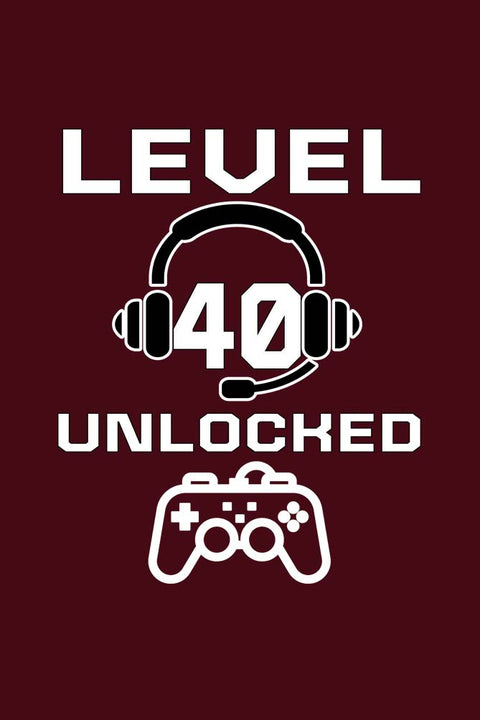 Level 40 Unlocked T-Shirt for Women Design