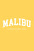 Malibu California Girl Crop Top for Women Design