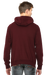 Maroon Sweatshirt Hoodies for Men - backside