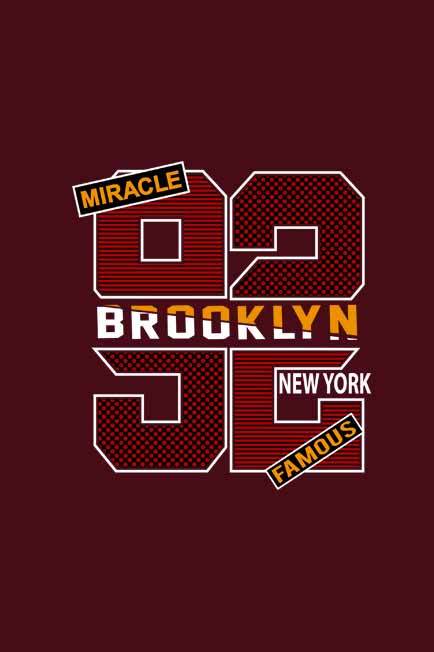 Miracle 92 Brooklyn Sweatshirt Hoodies for Men Design