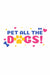 Pet All The Dogs T-Shirt for Women Close-up