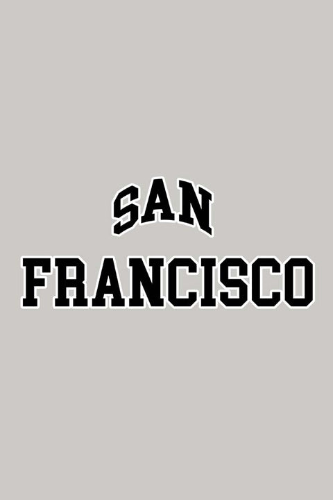 San Francisco Crop Top for Women Design