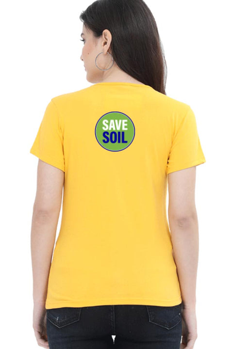 One Acre of Soil Every Second T-Shirt for Women backside