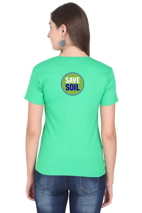 Save Our Soil T-Shirt for Women Backside