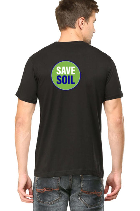 Soil and Tree Cycle T-Shirt for Men Backside