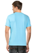 Plain Sky Blue T-Shirt for Men Back