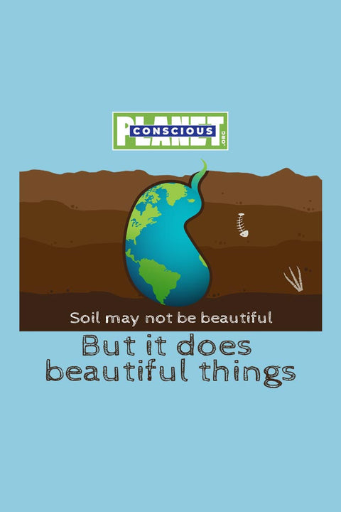 Soil is Not Beautiful T-shirt for Men Design