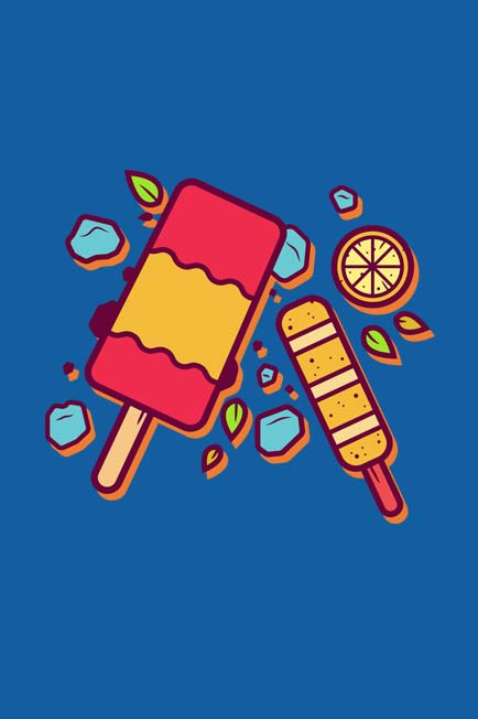 Summer Popsicle T-Shirt for Baby Girl Design