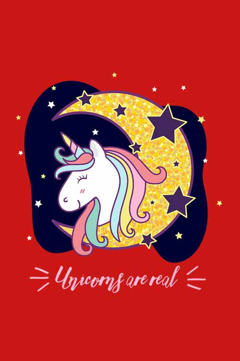 Unicorns are Real T-Shirt for Girls design