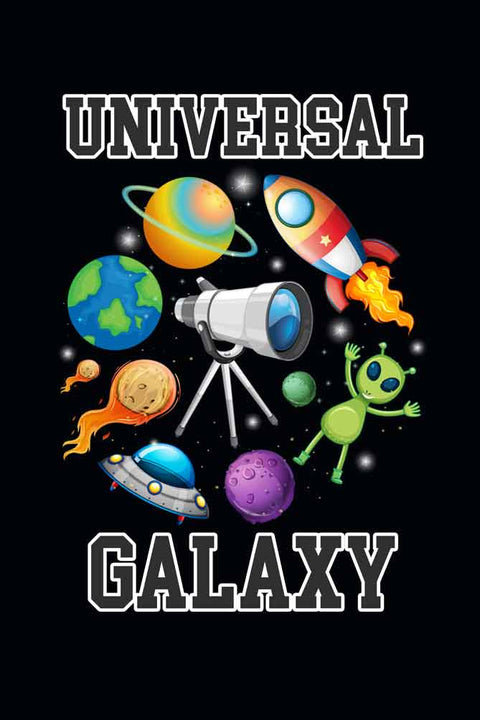 Universal Galaxy T-Shirt for Boys Design